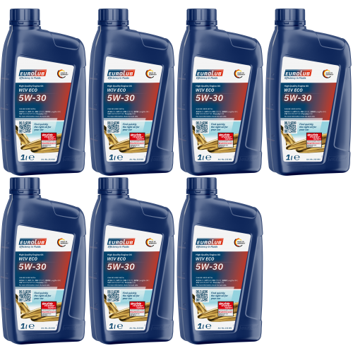 EUROLUB WIV ECO 5W-30 Motoröl 7x 1l = 7 Liter